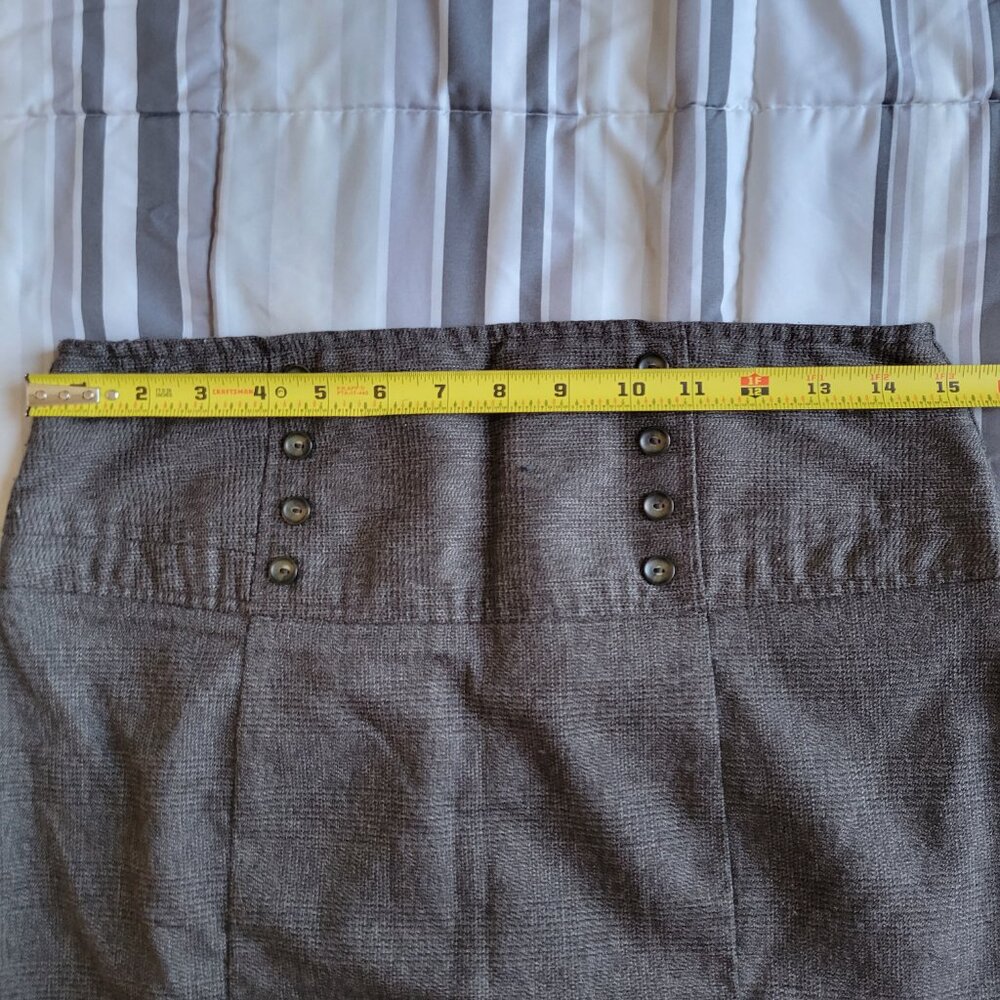 Vintage Skirt Size 6 and 8 Black Brown 2PC - Picture 6 of 10